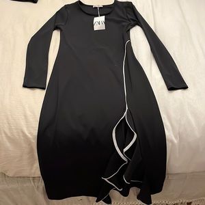 Black Zara cocktail dress